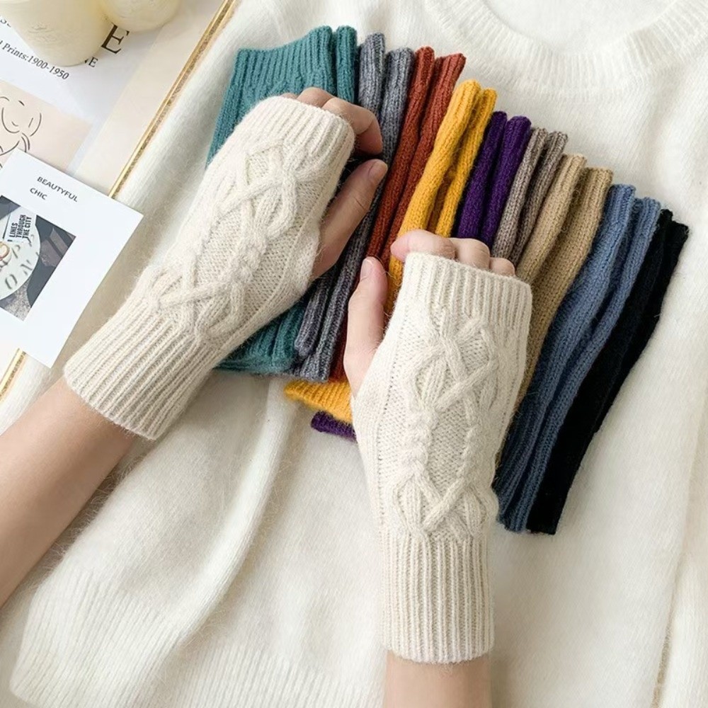 Fingerless Glove Knit - Nuovi Guanti Senza Dita in Maglia,