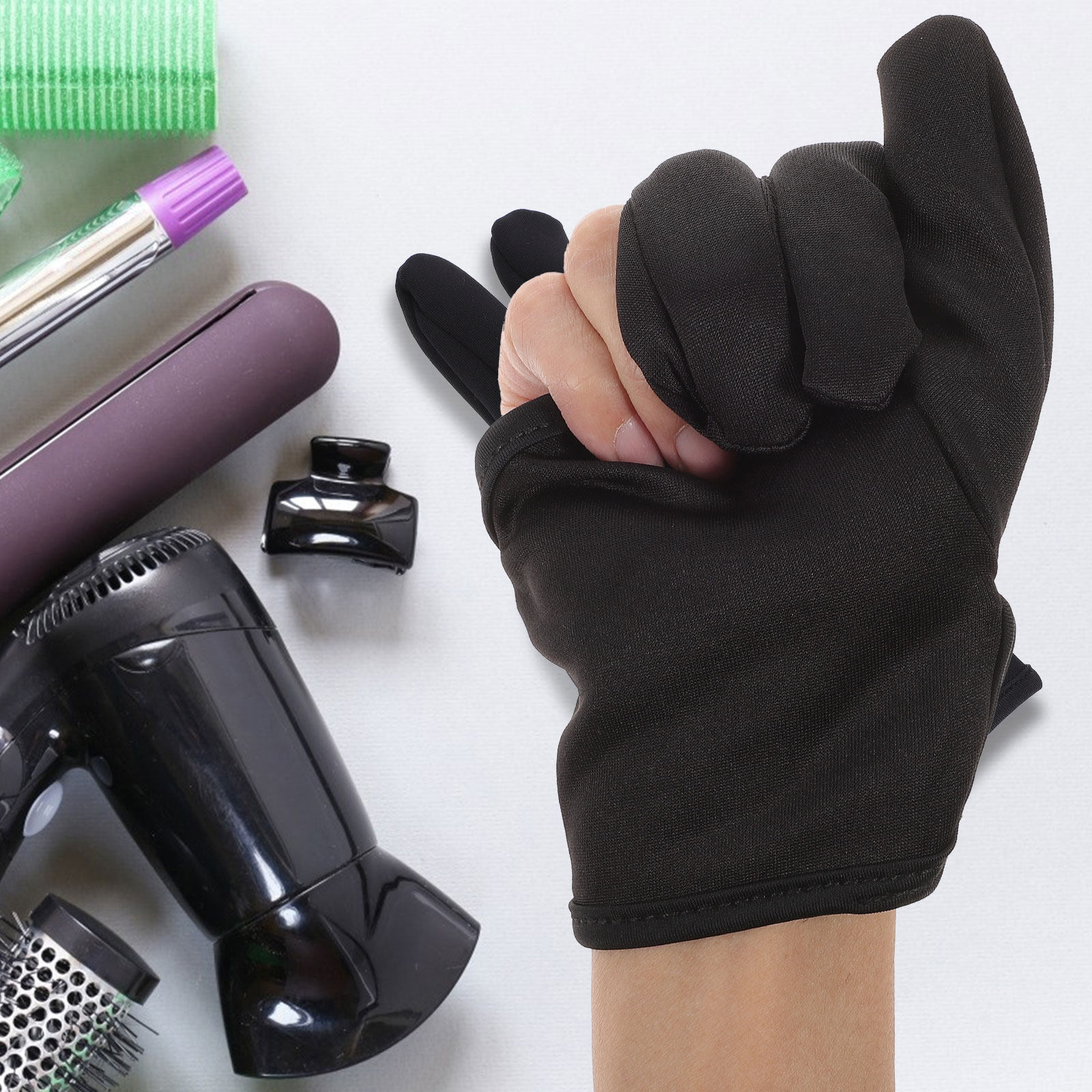 Heat Resistant Glove - Guanto da Parrucchiere a 3 Dita