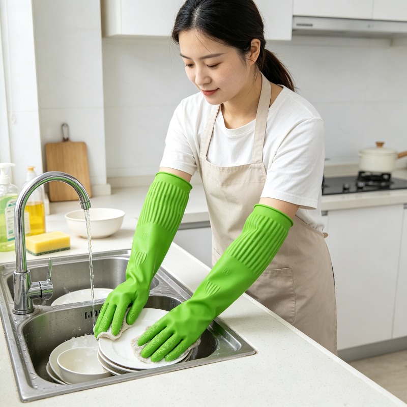 1 paio di guanti in silicone a - Dish Glove Rubber recensione e prezzo