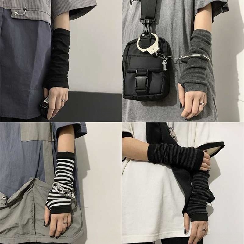 Guanti lunghi senza dita a rig - Fingerless Glove Knit recensione e prezzo