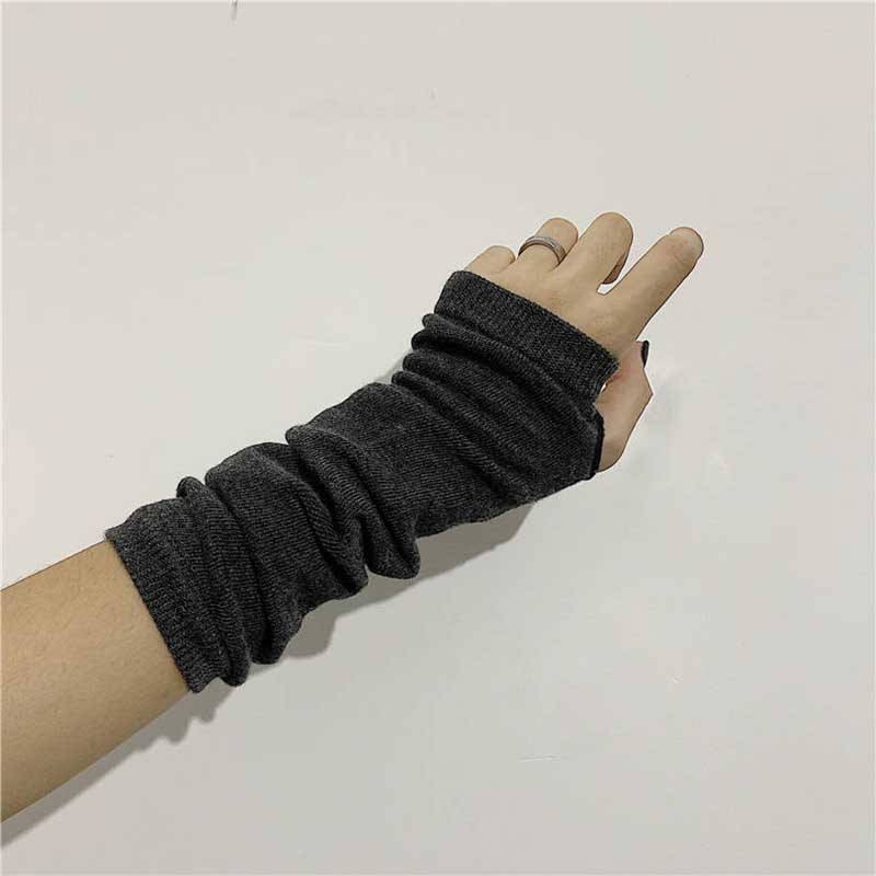 Guanti lunghi senza dita a rig - Fingerless Glove Knit recensione e prezzo