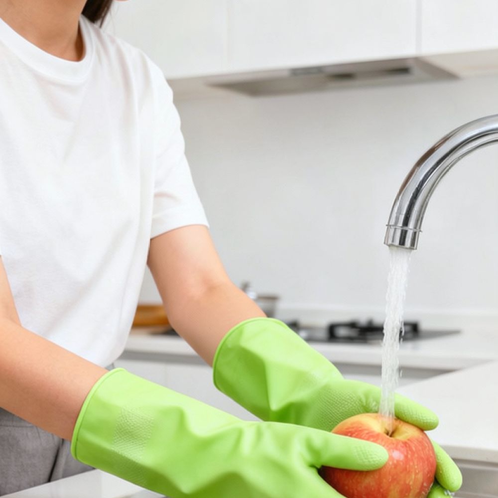 Guanti da cucina in nitrile re - Dish Glove Rubber recensione e prezzo