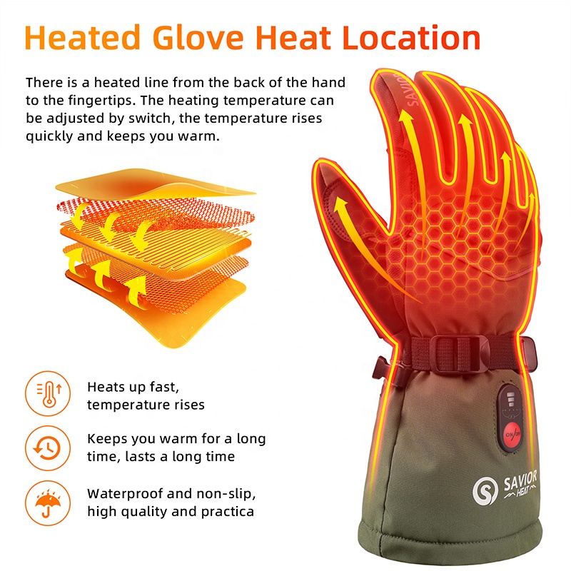 Guanti da sci riscaldati, impe - Ski Glove Waterproof recensione e prezzo