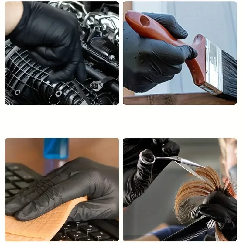 1/100 Pezzi Guanti Monouso Ner - Latex Disposable Glove recensione e prezzo